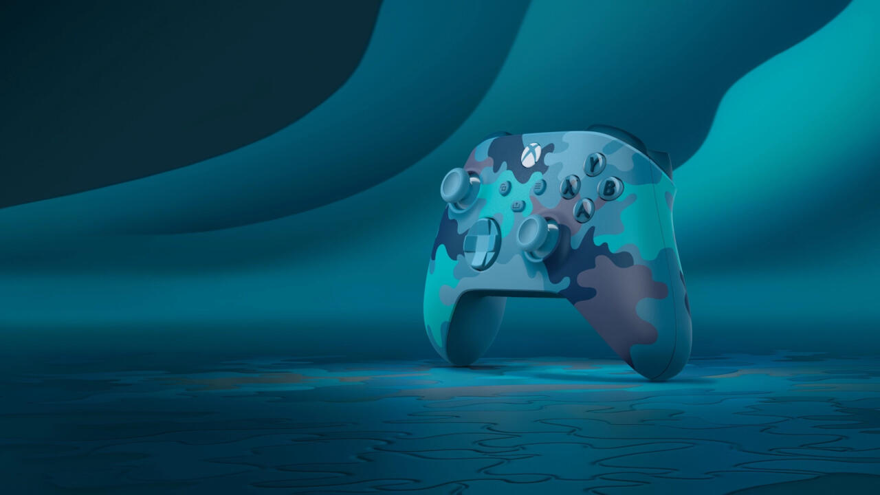 Xbox Mineral Camo controller