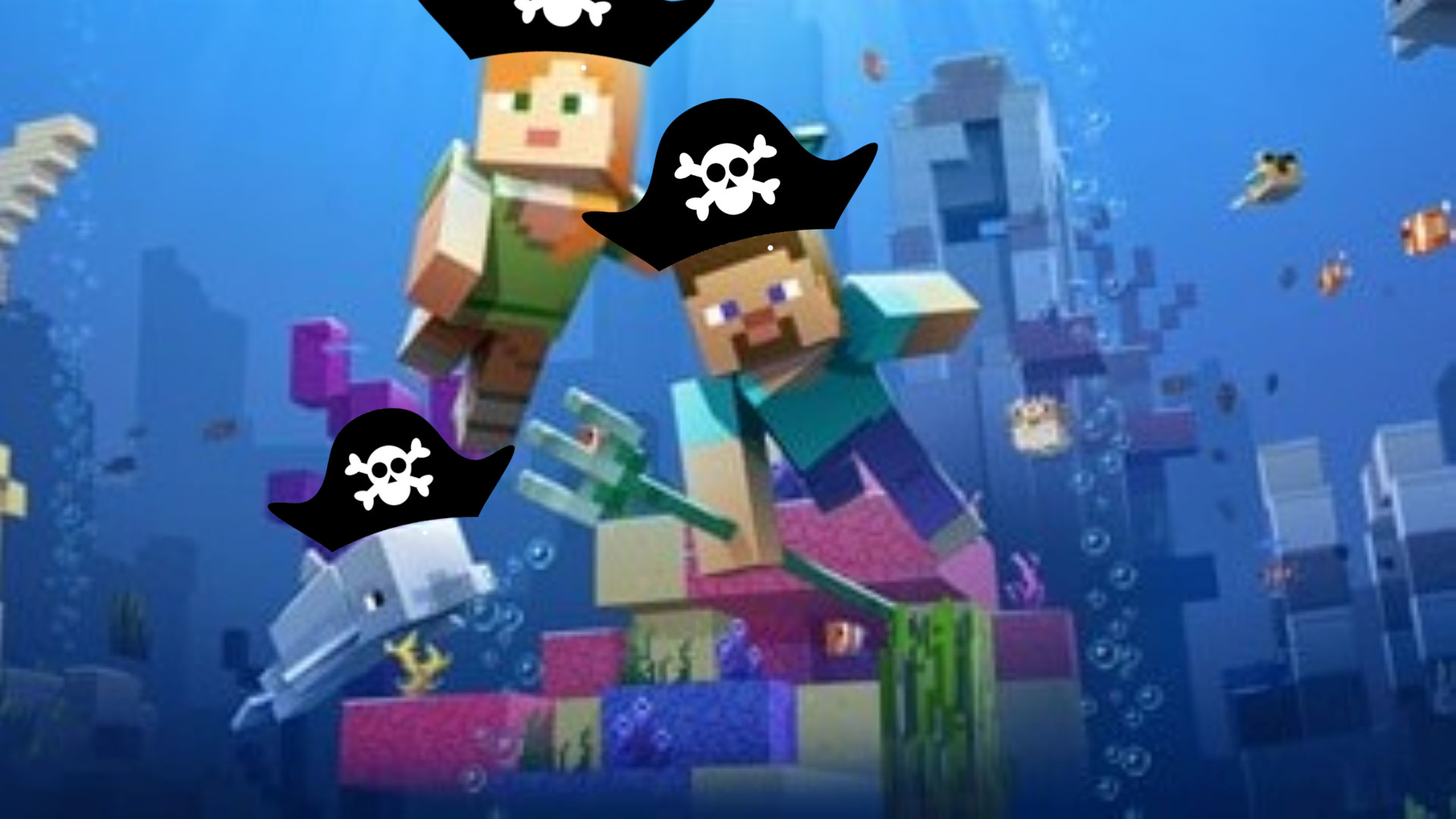 Driveable Minecraft ship made entirely with command blocks