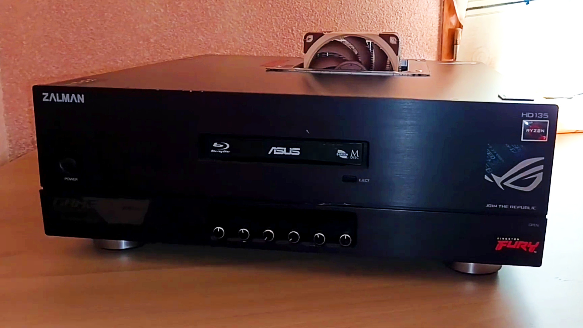 This unique gaming PC was once a home theatre system