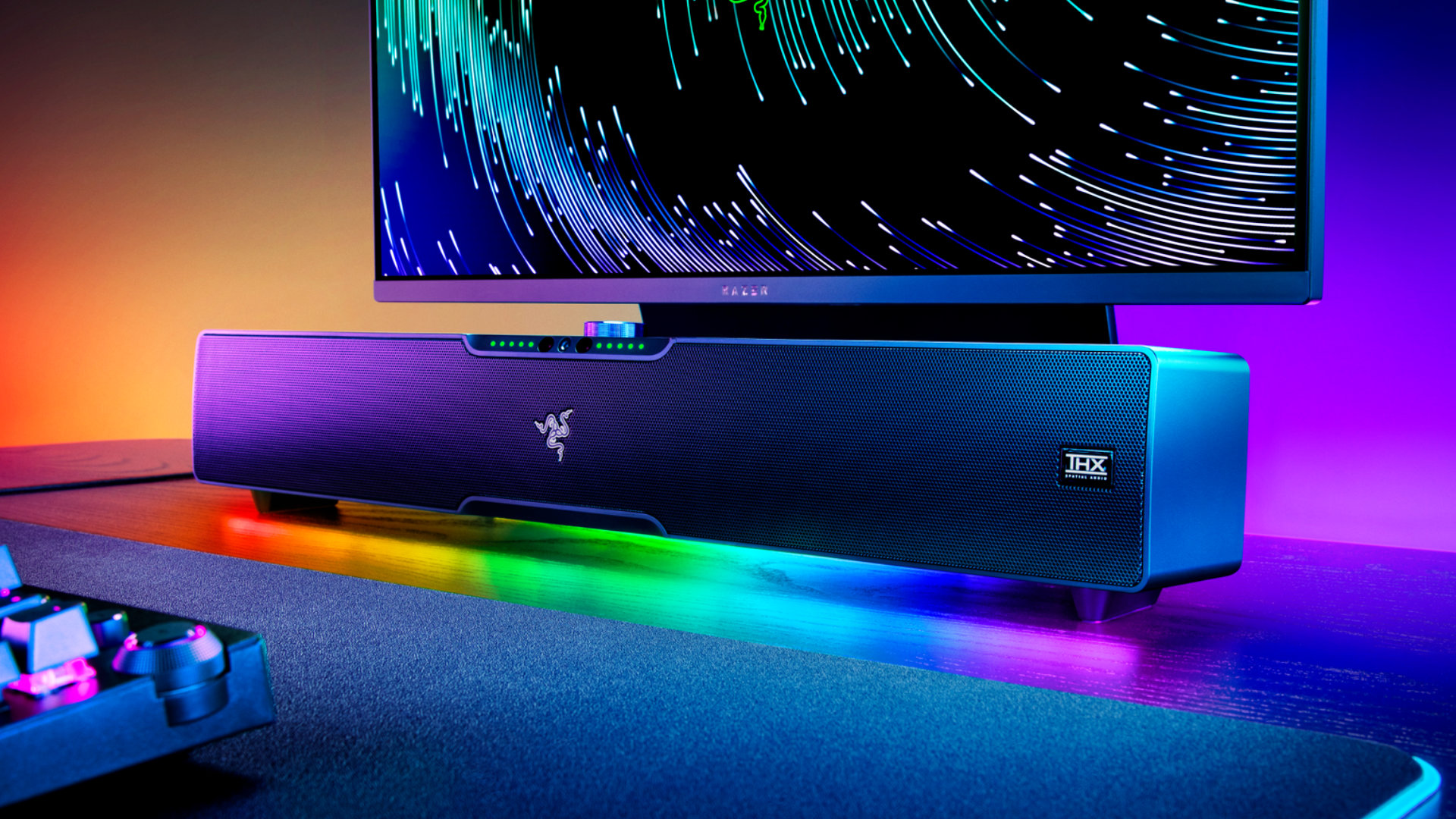 Razer releases a gaming PC soundbar that follows your face