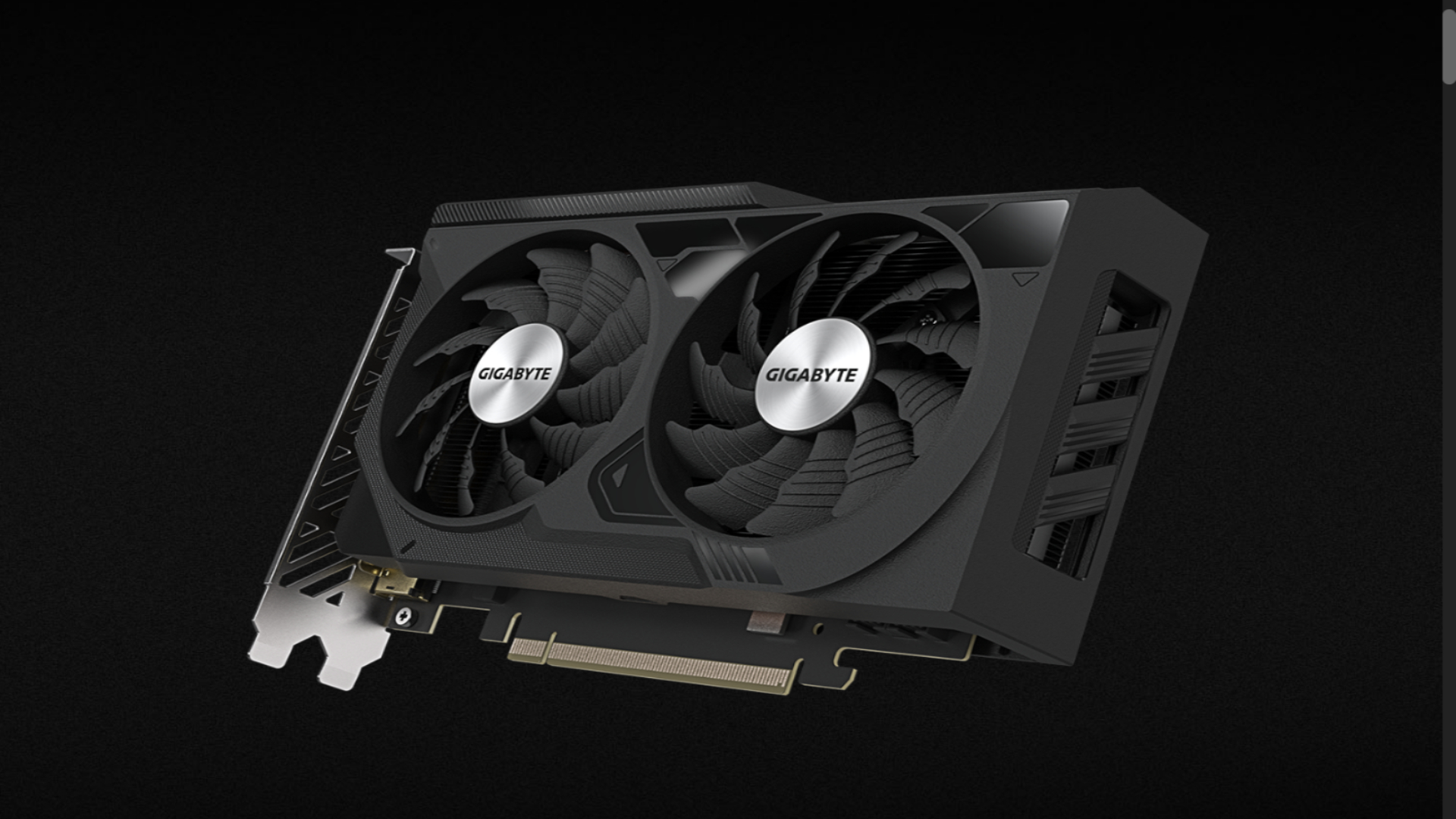 Nvidia RTX 4060 can be cooled by just two fans, says Gigabyte