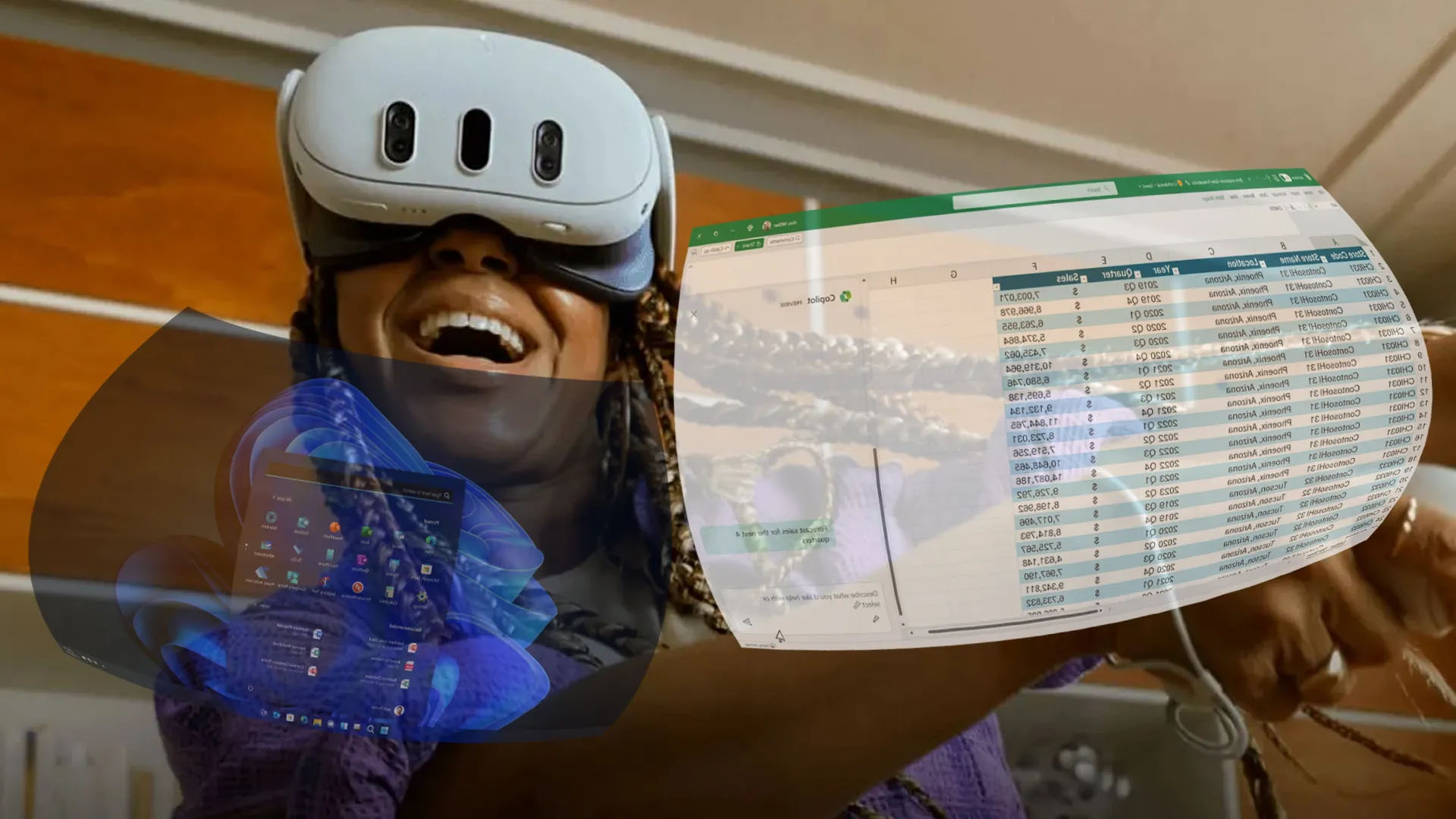 Windows 11 is coming to Meta Quest 3 for a cyberpunk VR spreadsheet future Windows 11 is coming to Meta Quest 3 for a cyberpunk VR spreadsheet future