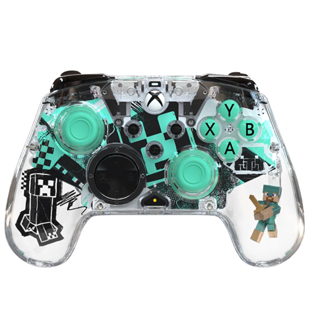 PDP REALMz Minecraft – Diamond Print Wireless Controller 
