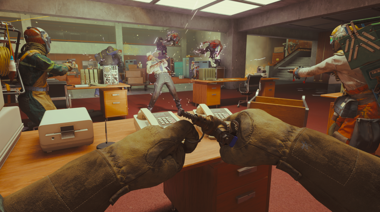 FBC Firebreak leans into some classic co-op mechanics, such as complementary player builds, but it leans into Remedy's weirdness, too.