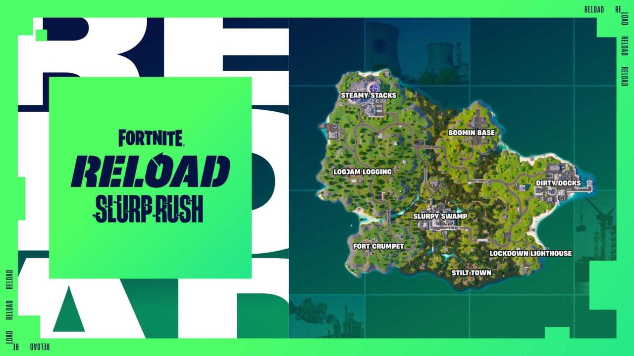 The new Fortnite Reload map.