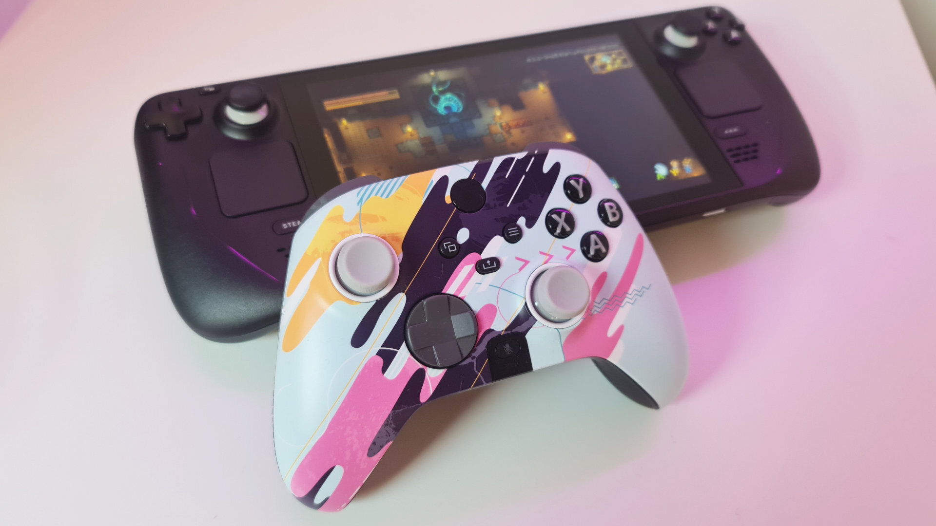 How to use an external controller on Steam Deck