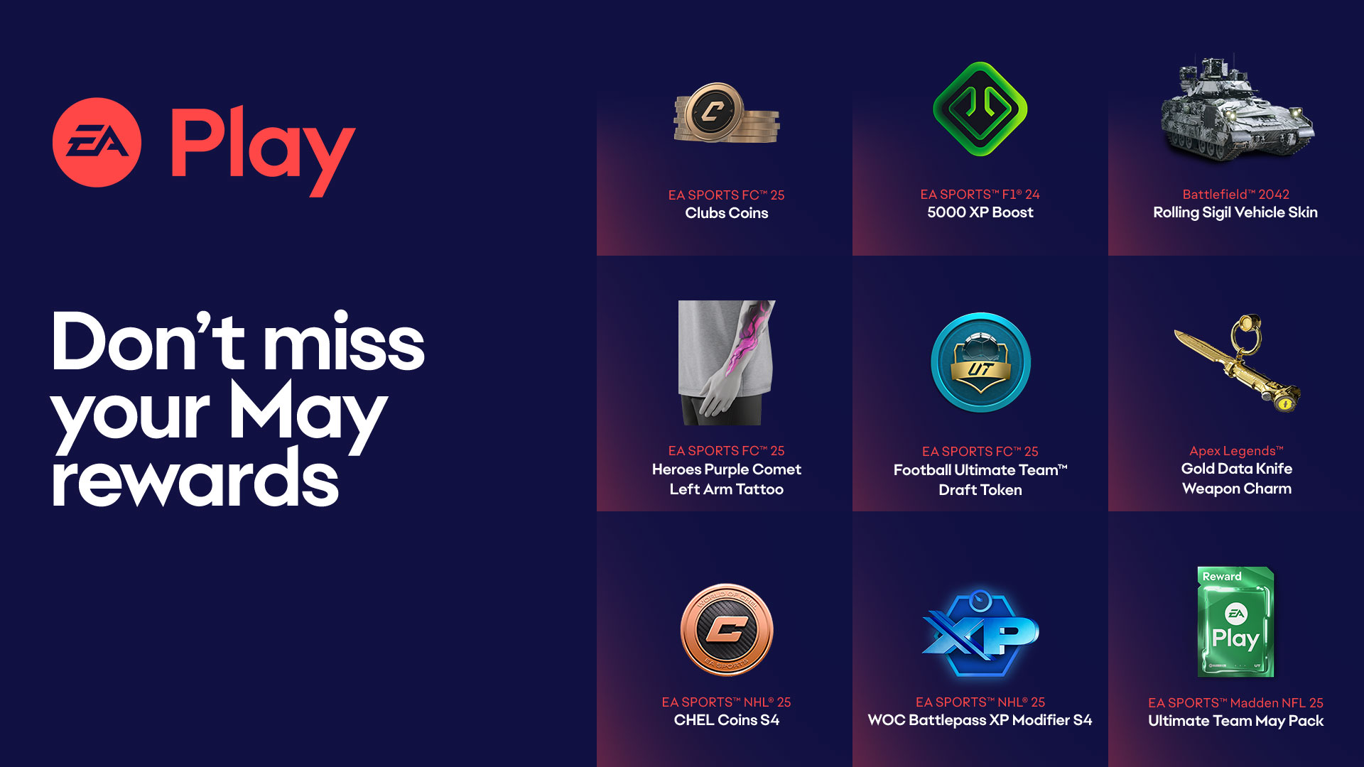 EA Play  Rewards May Image