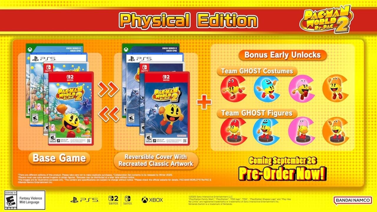 Pac-Man World 2 Re-Pac Preorder Bonuses