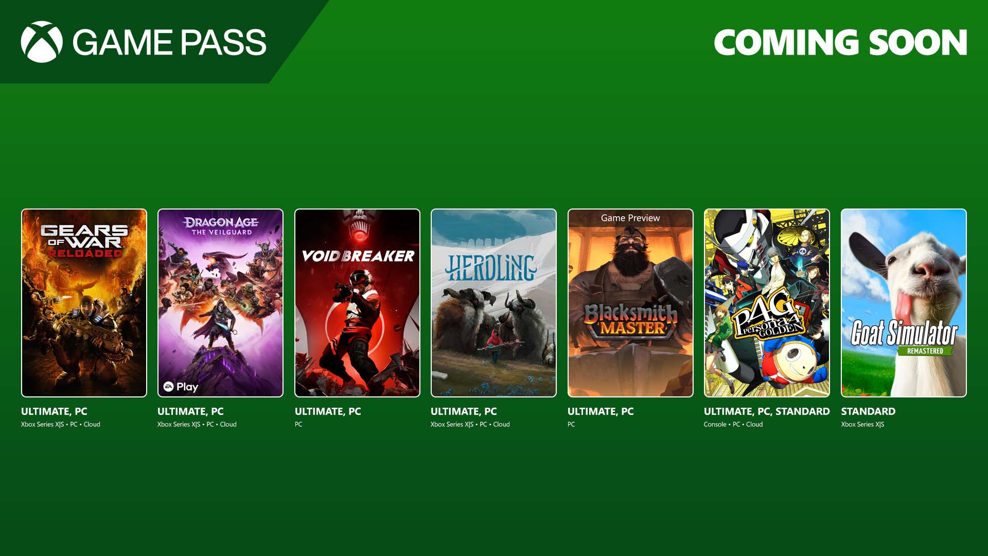 Game Pass Update for August 19 Hero Image
