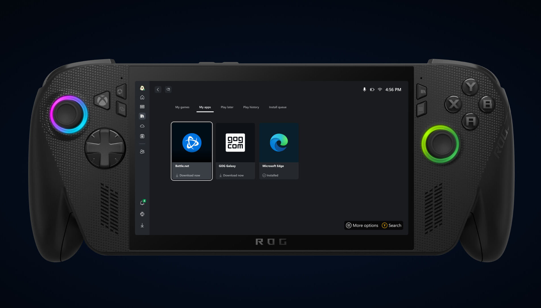 PC Storefronts with My Apps Asset