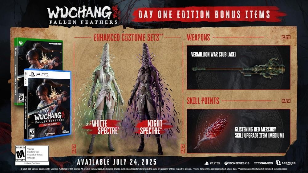 Wuchang: Fallen Feathers - Day One Edition