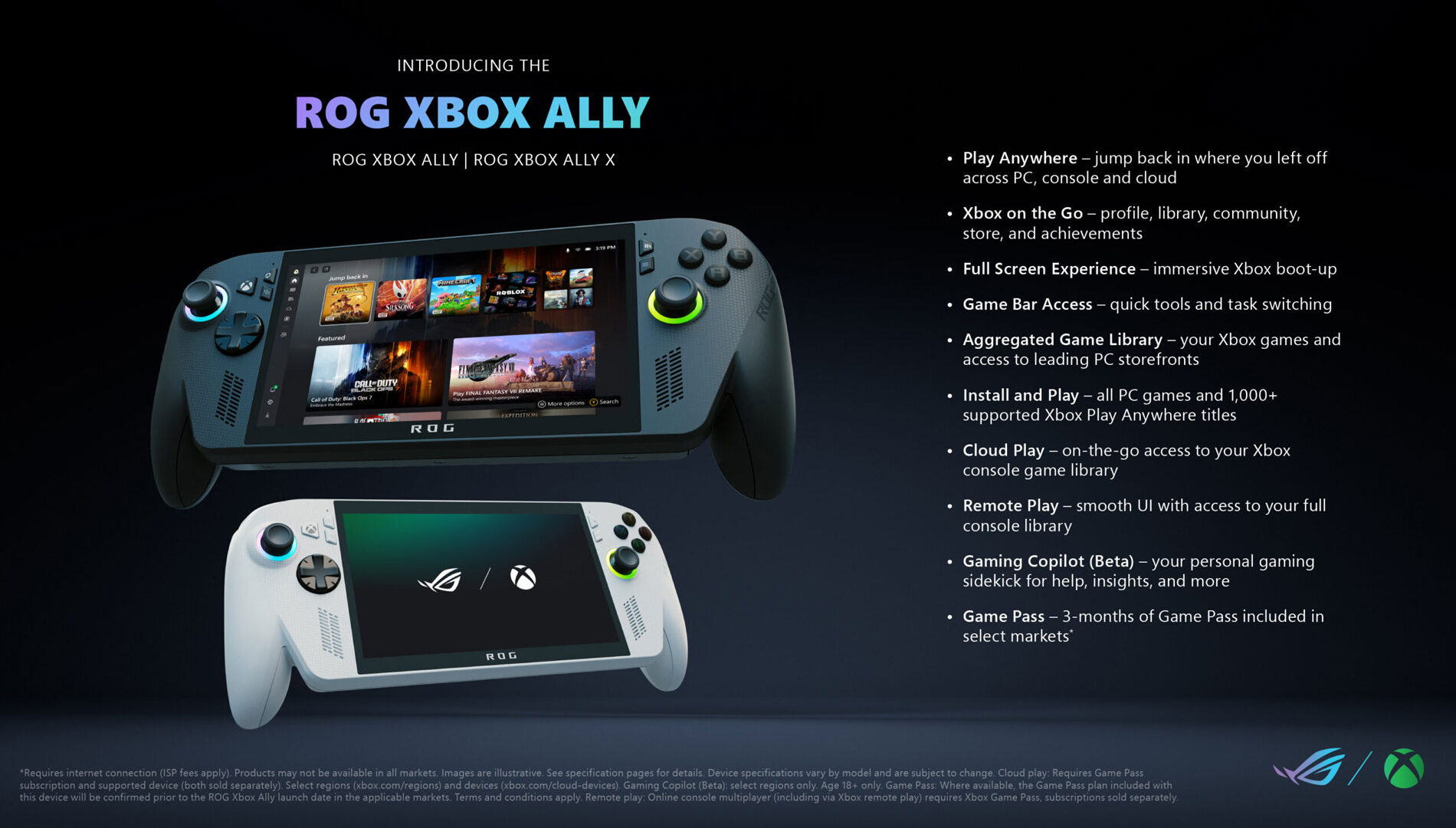 ROG Xbox Ally Infographic